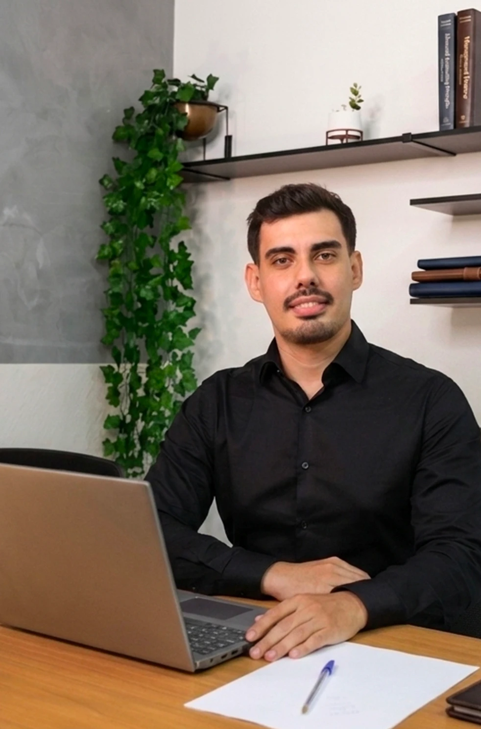 Lucas, co-fundador da Bivax, responsável por departamento pessoal e tecnologia